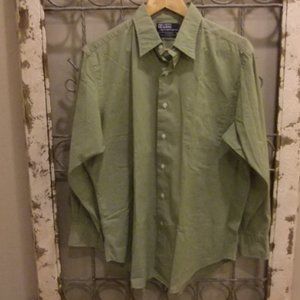 RALPH LAUREN POLO WARWICK SHIRT-LARGE